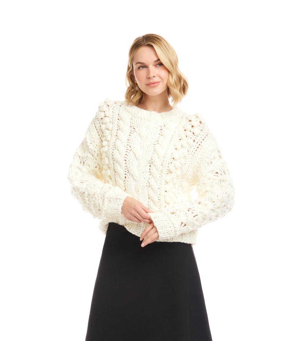 Hand Knit Crewneck Sweater