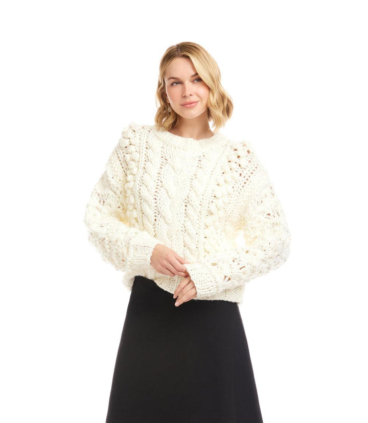 Hand Knit Crewneck Sweater