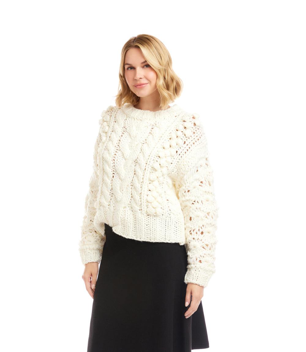 Hand Knit Crewneck Sweater