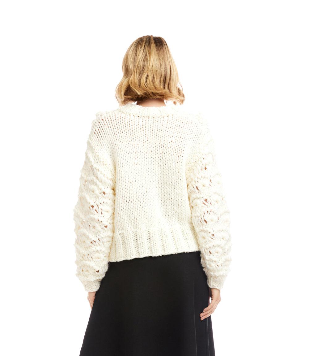 Hand Knit Crewneck Sweater