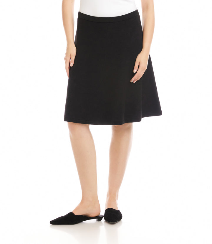 Sweater Knit A-Line Skirt