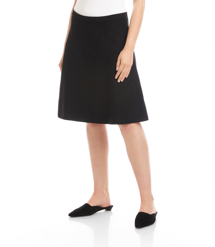 Sweater Knit A-Line Skirt