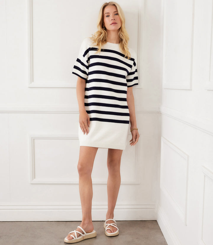 Stripe Sweater Dress