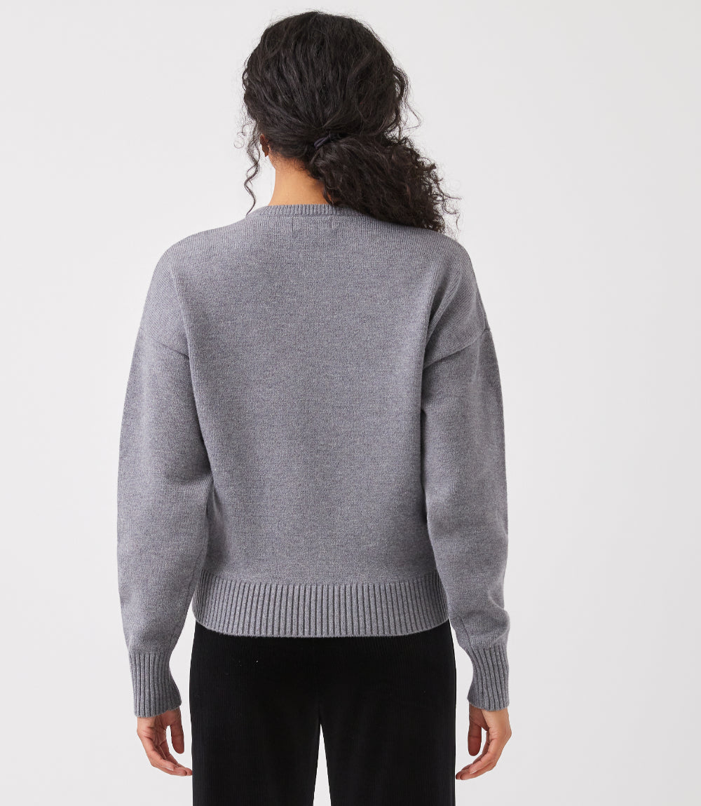 Equestrian Jacquard Crewneck Sweater
