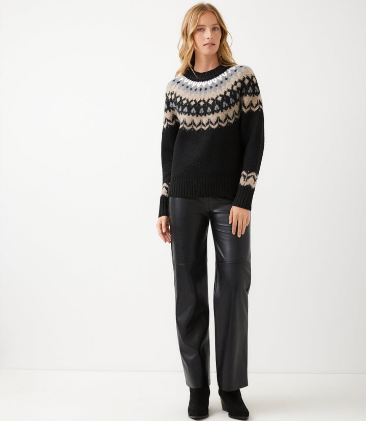 Jacquard Crewneck Sweater