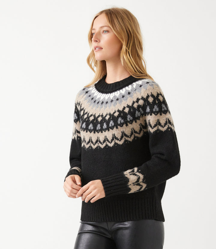 Jacquard Crewneck Sweater