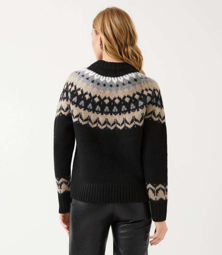 Jacquard Crewneck Sweater