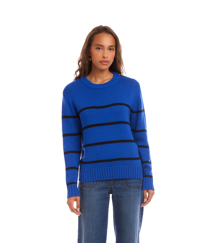 Stripe Crewneck Sweater