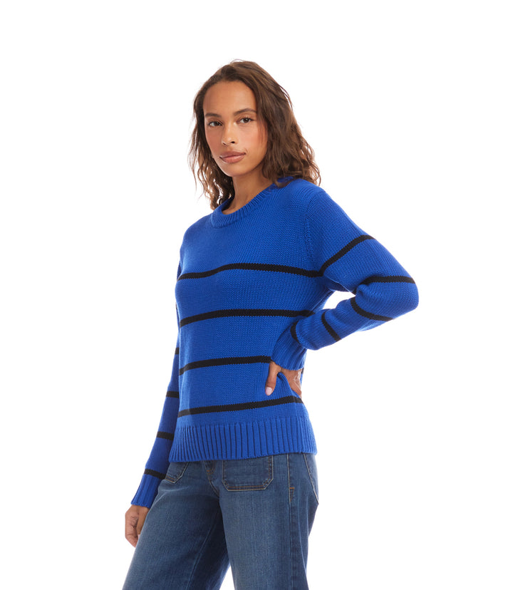 Stripe Crewneck Sweater