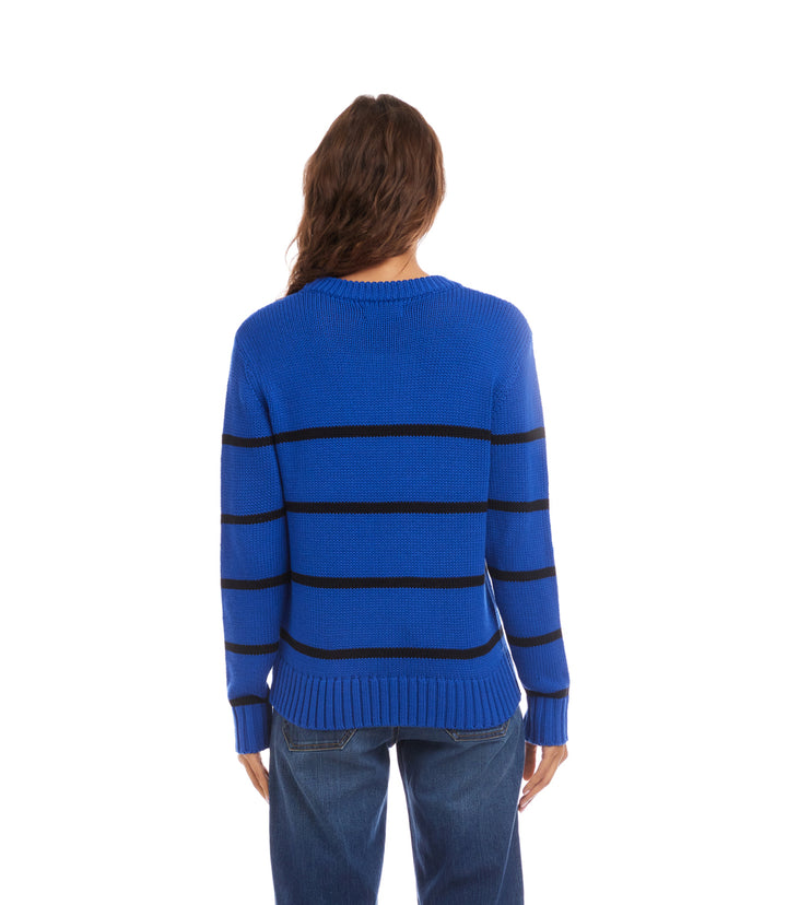 Stripe Crewneck Sweater