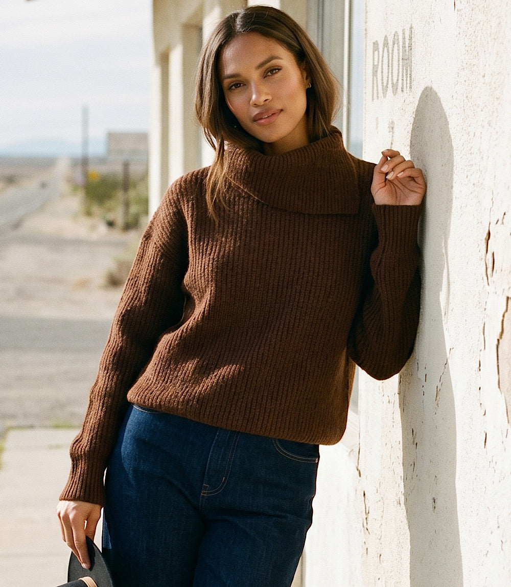 Split Neck Sweater