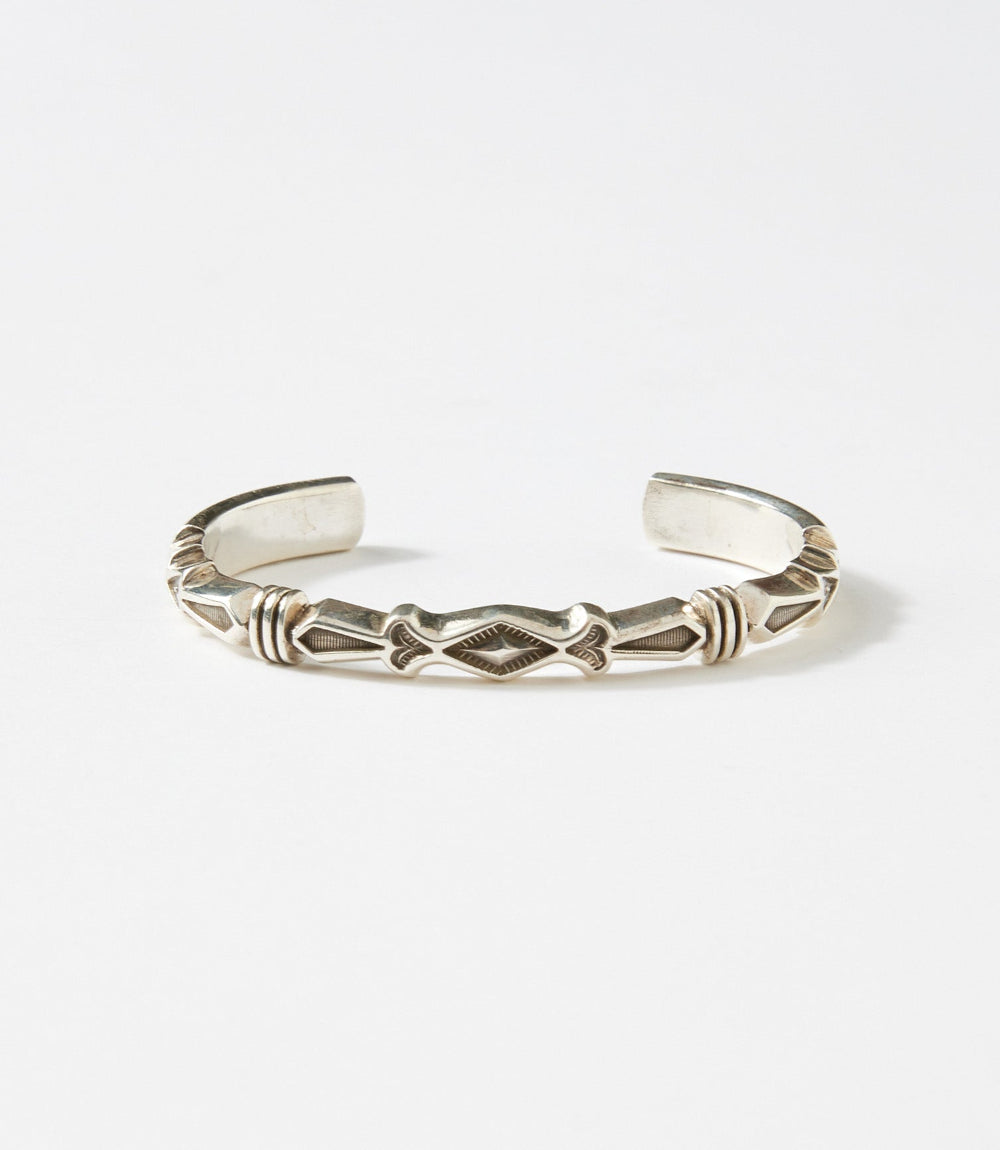 Embellished Sterling Silver Cuff Bracelet
