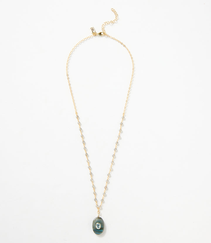 Amazonite Amulet Necklace