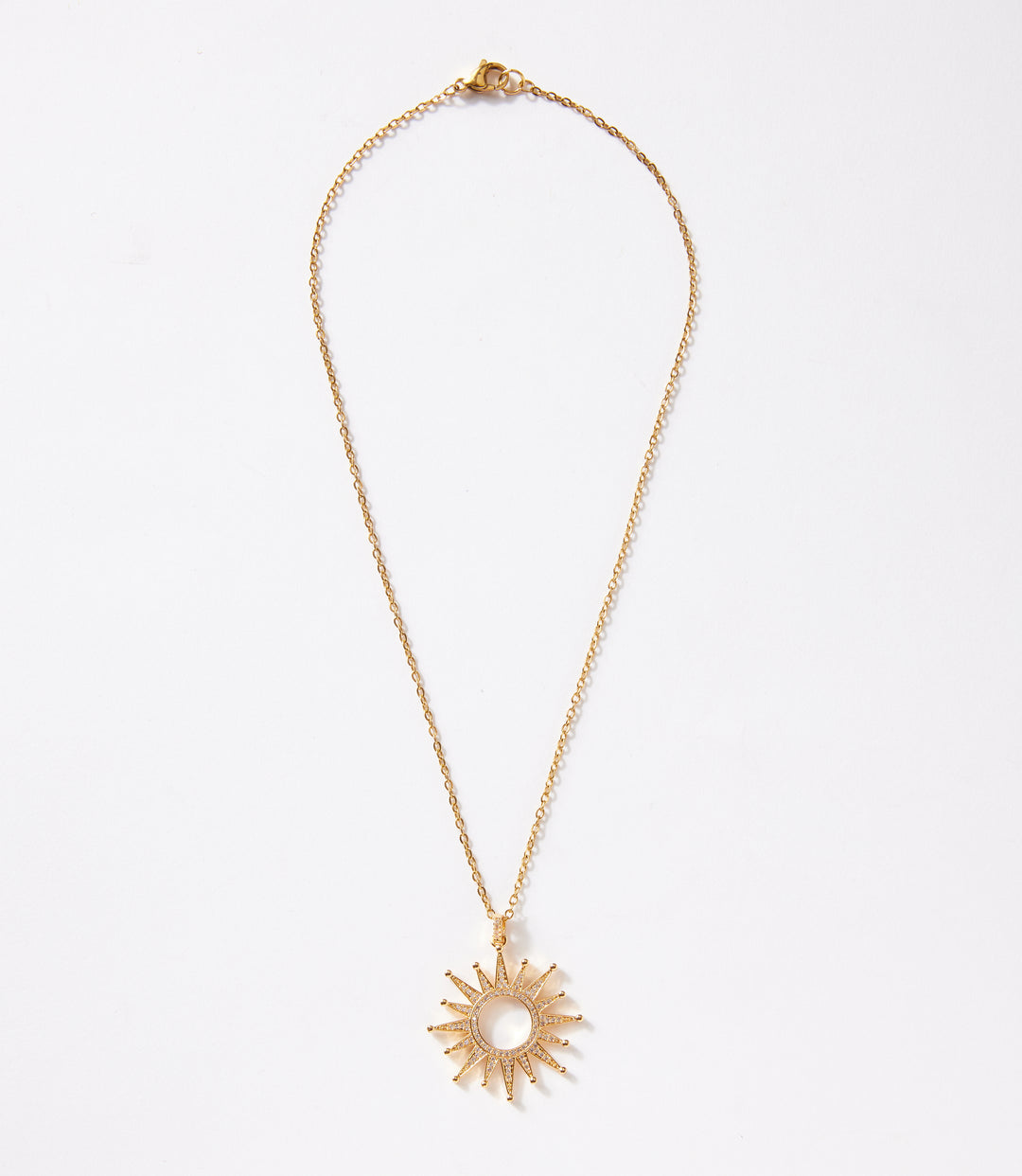 Pavé Starburst Necklace