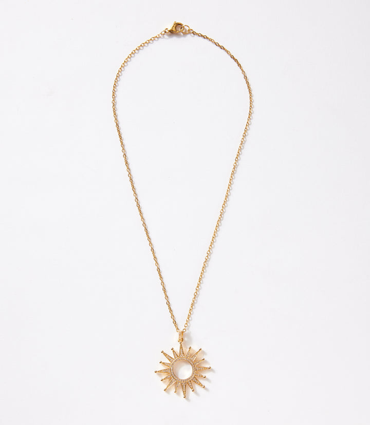 Pavé Starburst Necklace