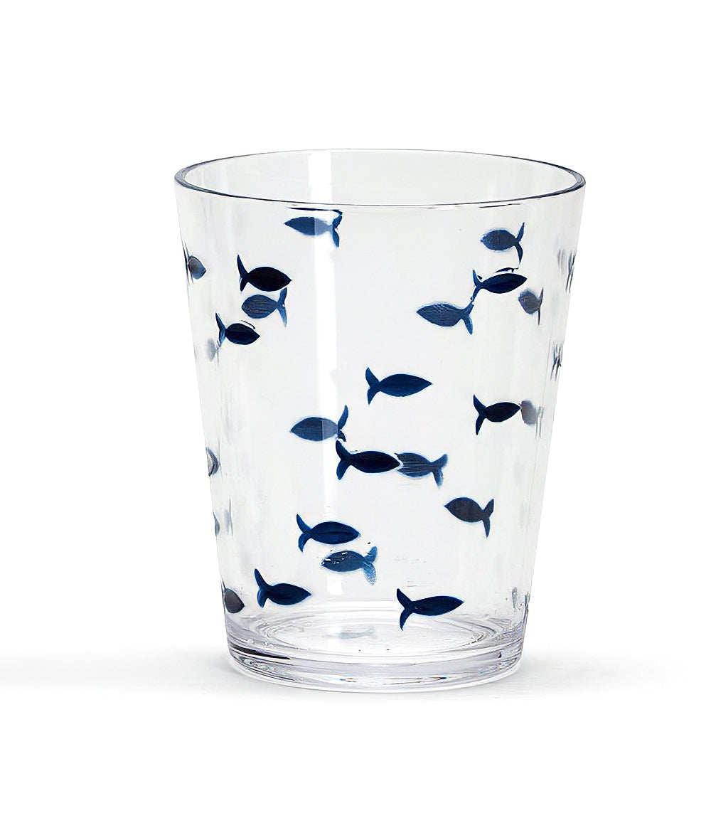 Water's Edge Short Acrylic Drinking Glass