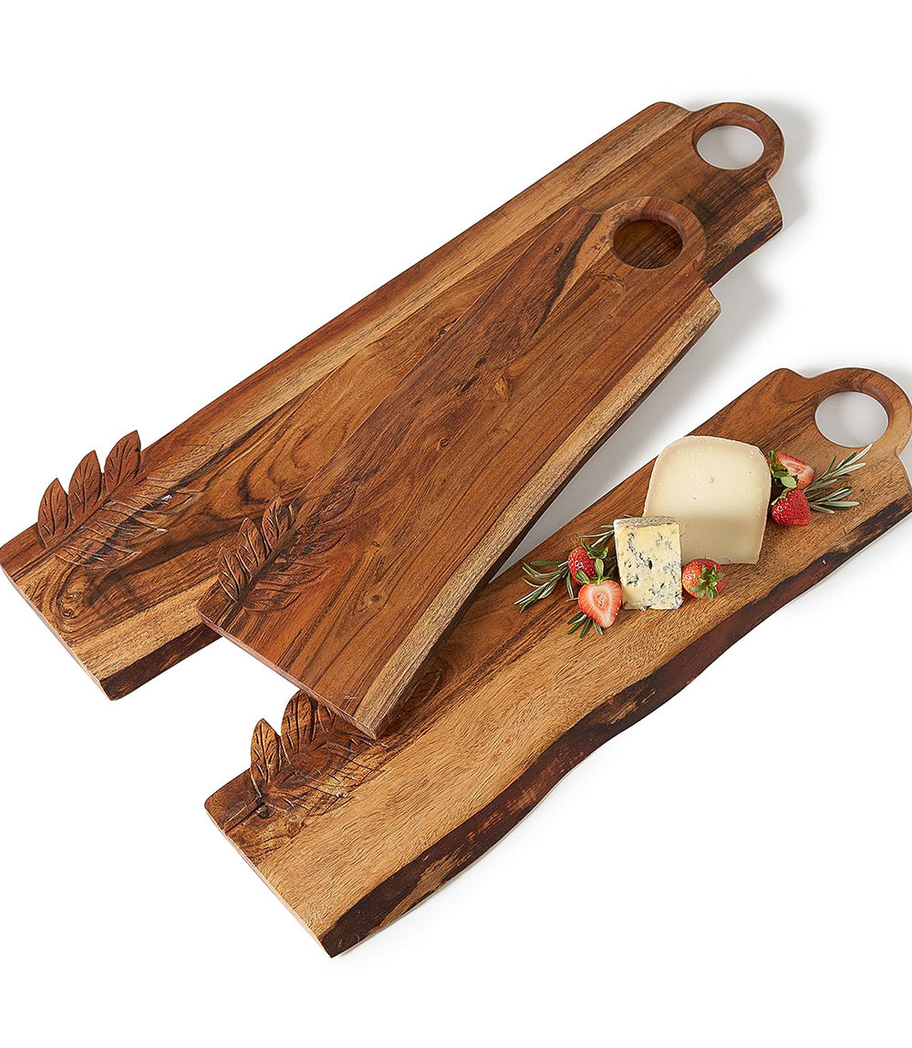 Leaf Wooden Small Serving Board