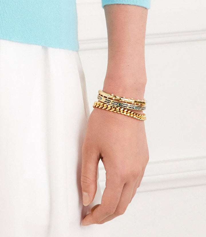 Crystal Inlay Bracelet