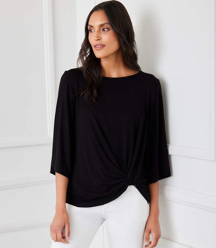 Flare Sleeve Pick-Up Top