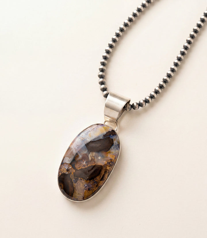 Opalized Jasper Pendant Necklace