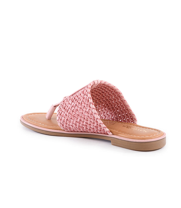 Florence Basketweave Thong Sandals