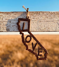 Steel California Love Ornament
