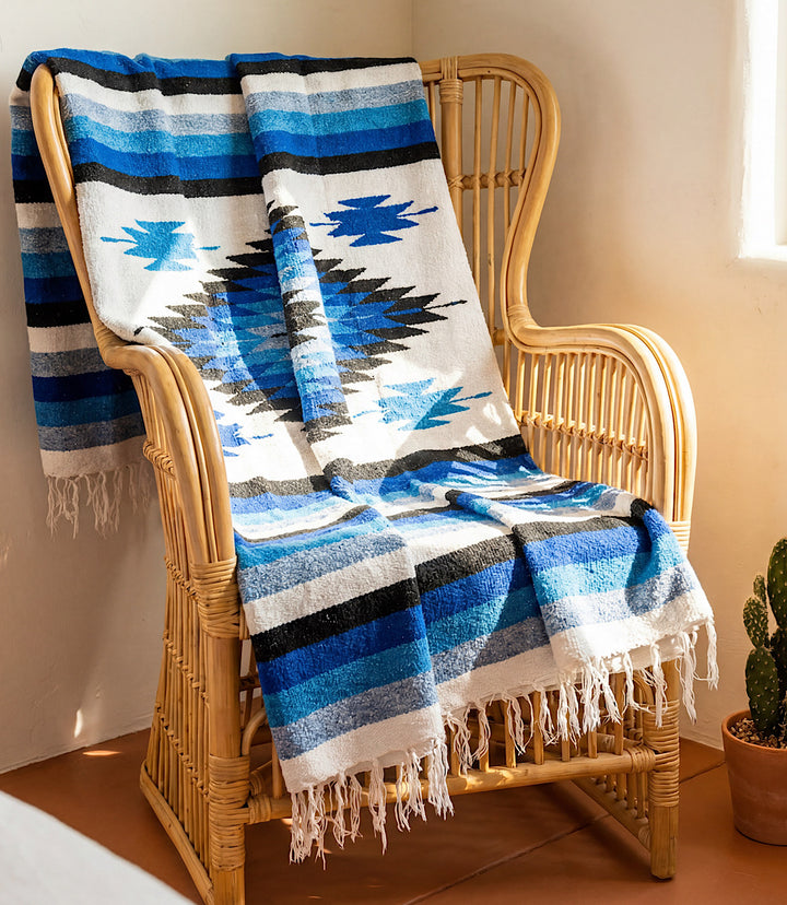 Blue Shades Diamond Blanket