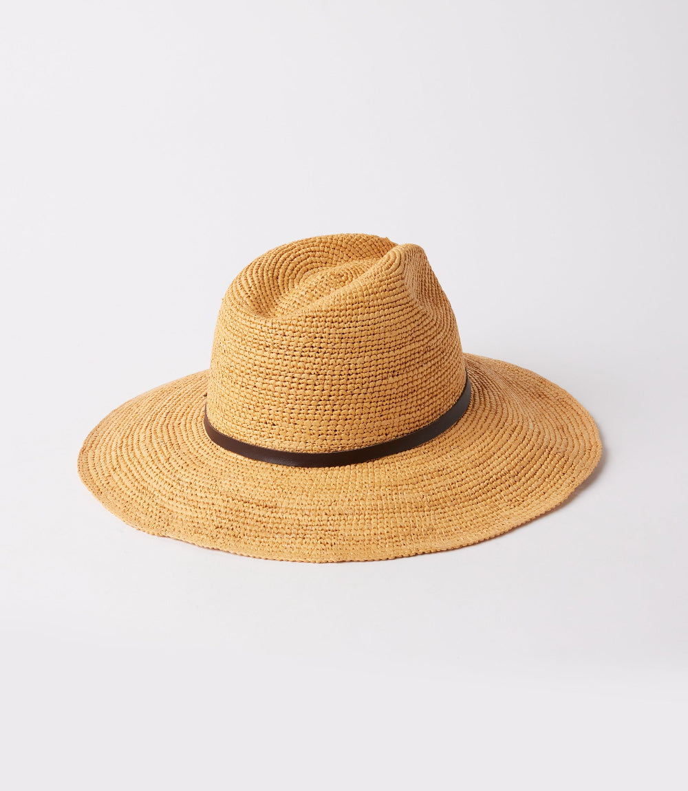 Crochet Straw Panama Hat
