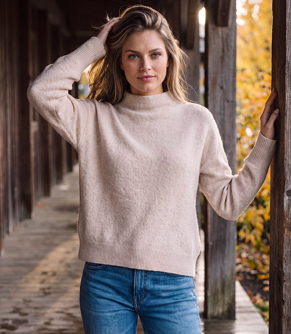 Mock Neck Sweater