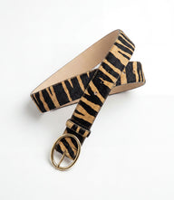 Streets Ahead Oval Buckle Animal Print Belt