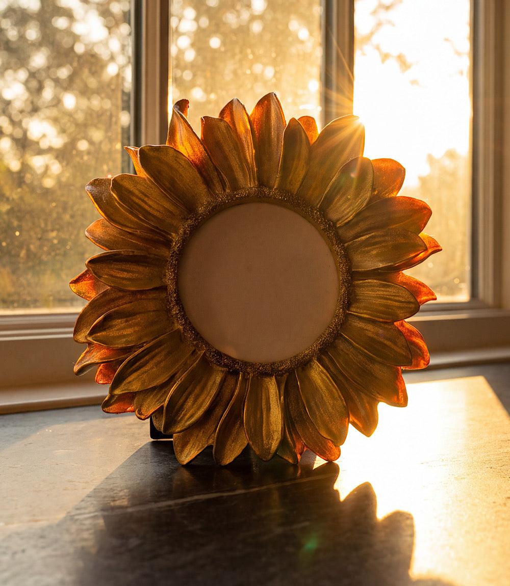 Gold Sunflower Frame