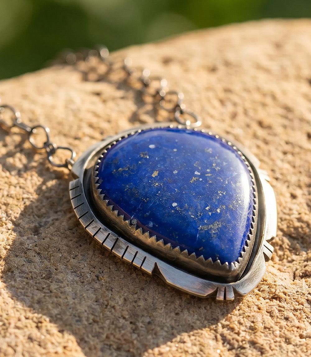 Lapis Pendant Necklace