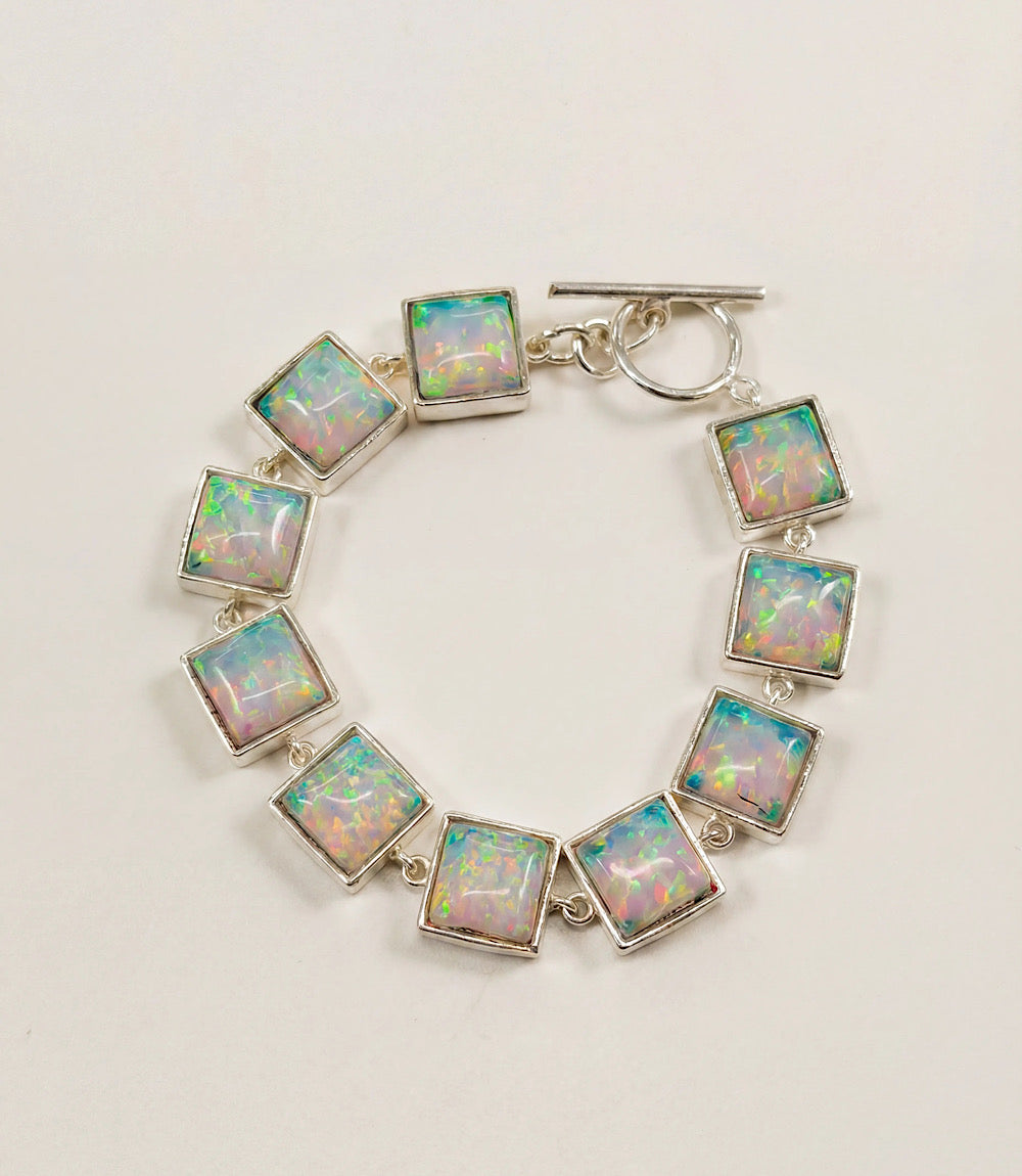 Opal Link Bracelet