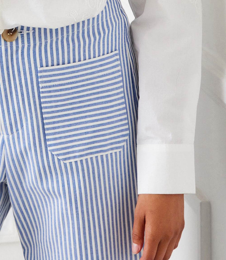 Stripe Cropped Pants