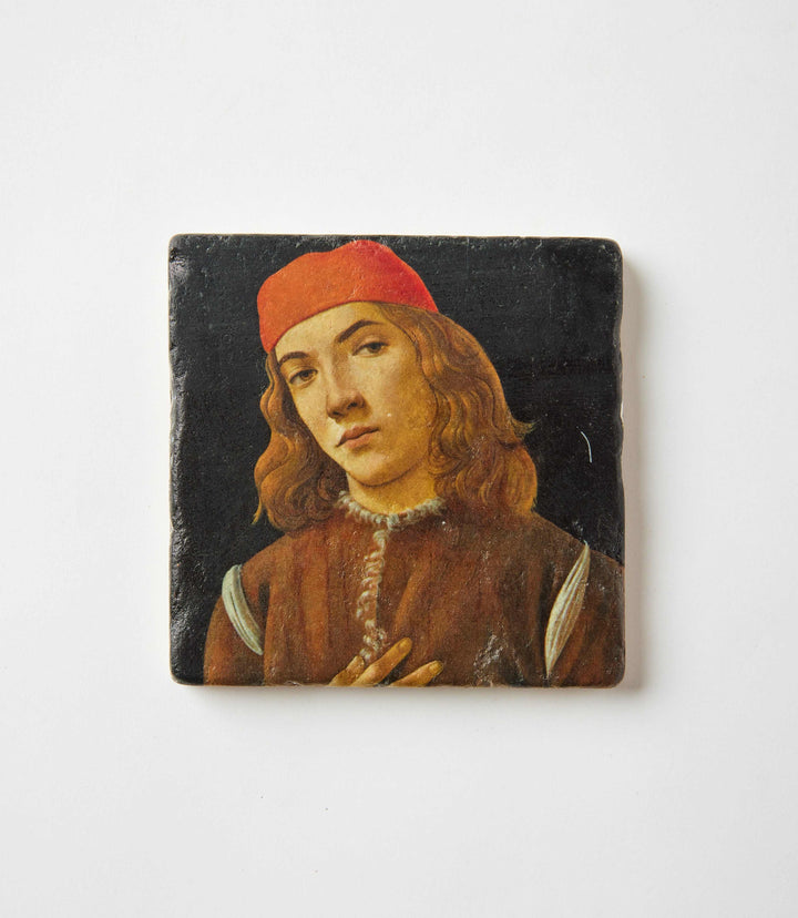 Botticelli Marble Coasters, Set Of 4