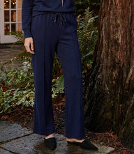 Drawstring Pintuck Sweatpants