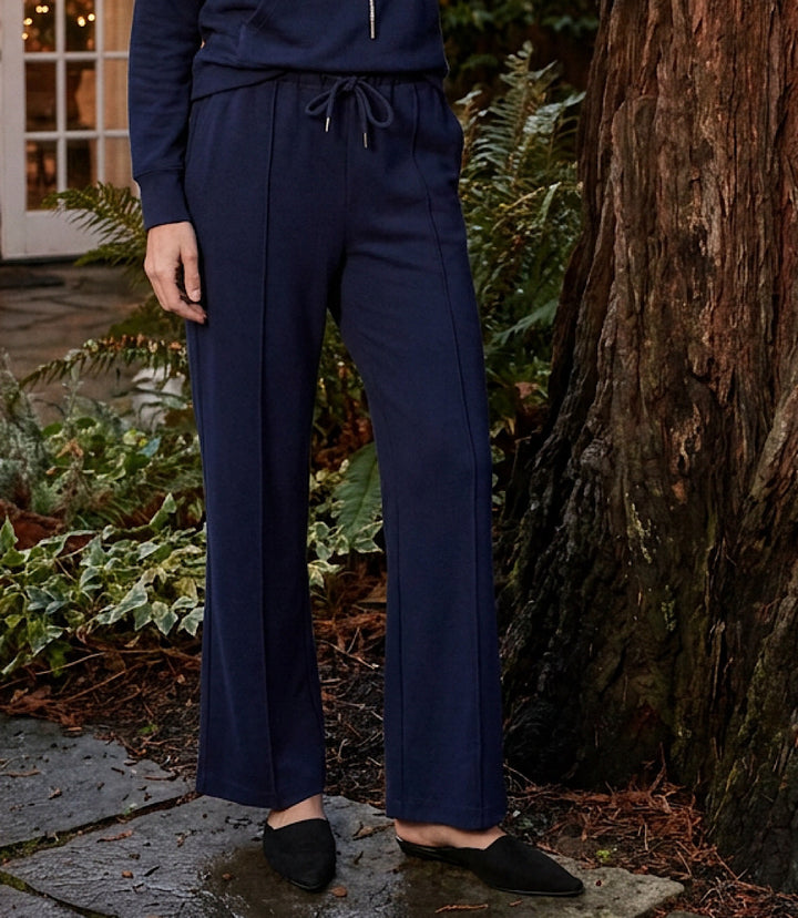 Drawstring Pintuck Sweatpants