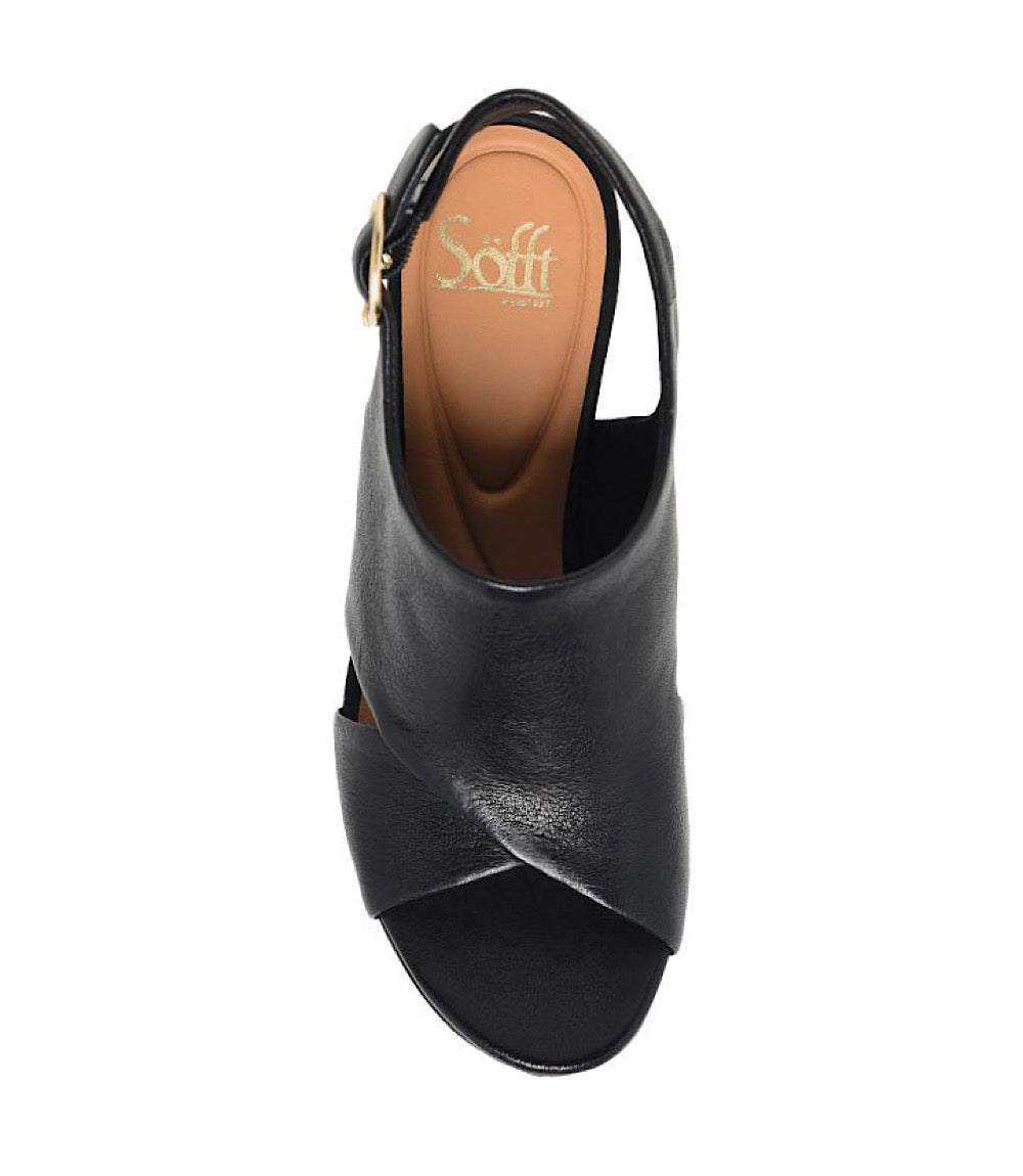 Sofft Liv Criss-Cross Leather Sandals