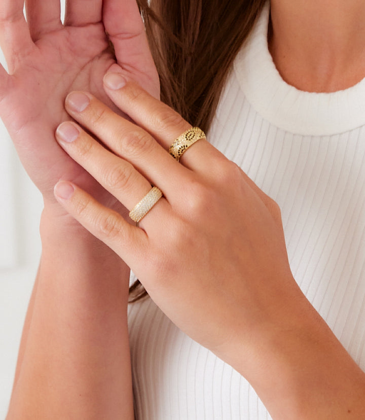 Leopard Crystal Ring