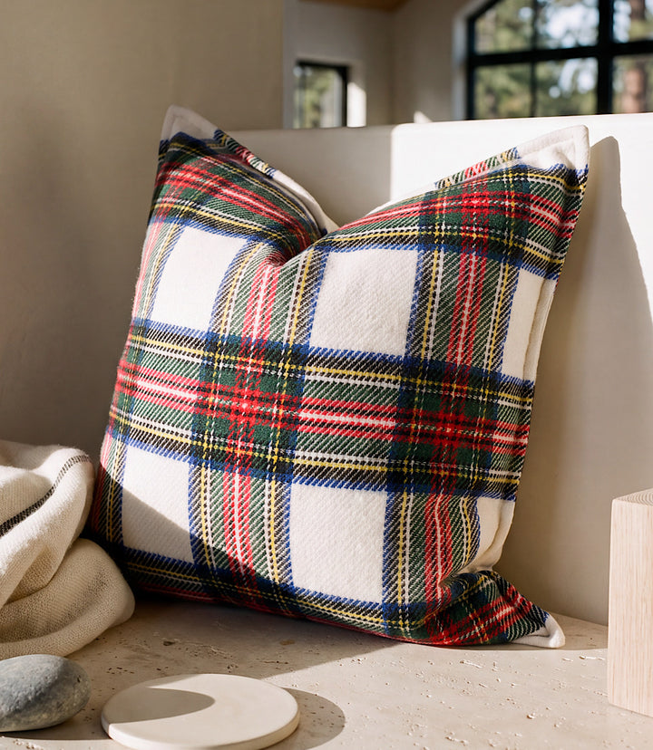 Tartan Plaid Square Throw Pillow