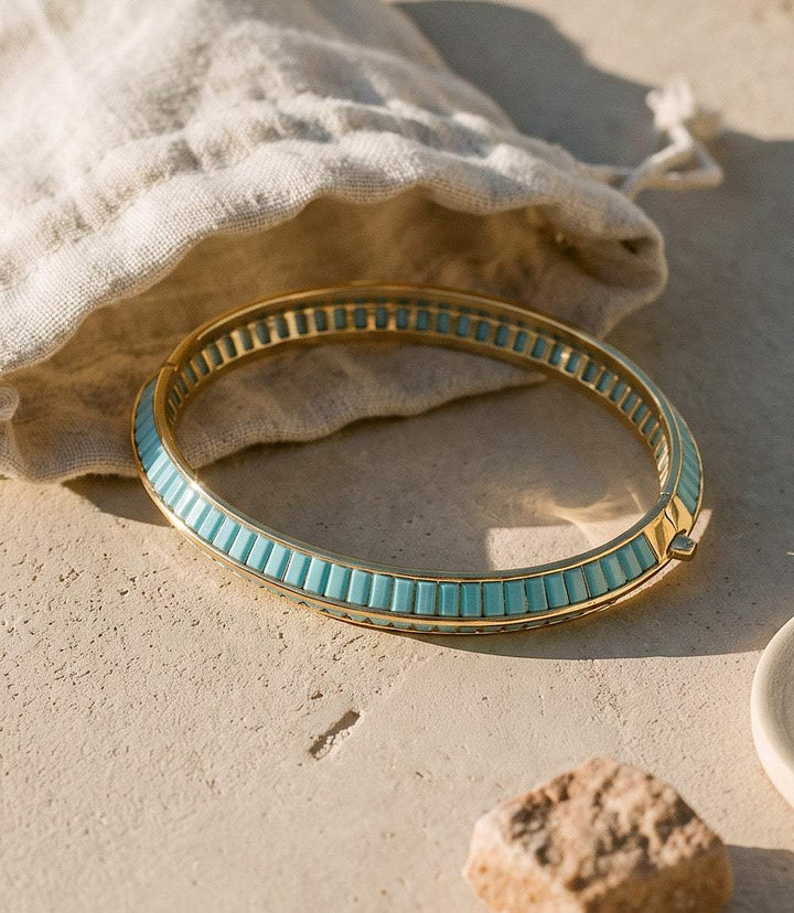 Turquoise Beaded Bangle