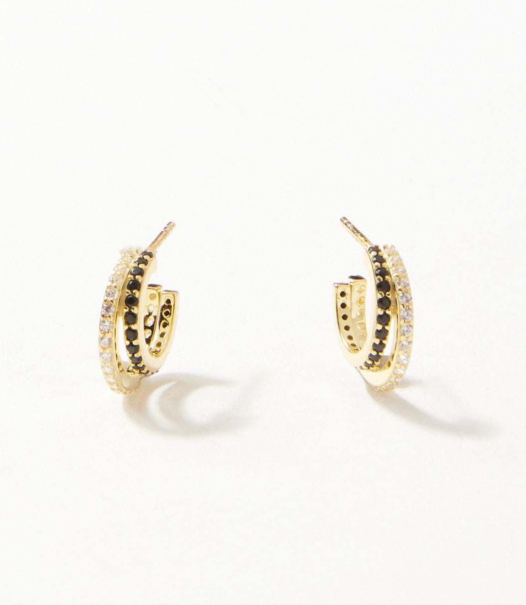 Twin Huggie Earrings