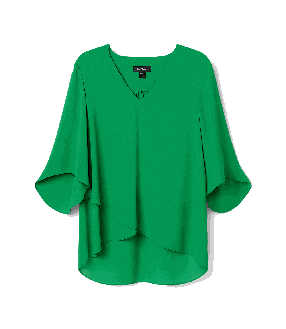 Bracelet Sleeve Asymmetric Top