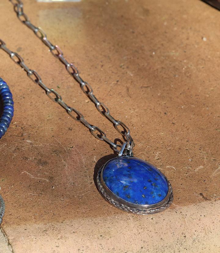 Lapis Pendant Necklace