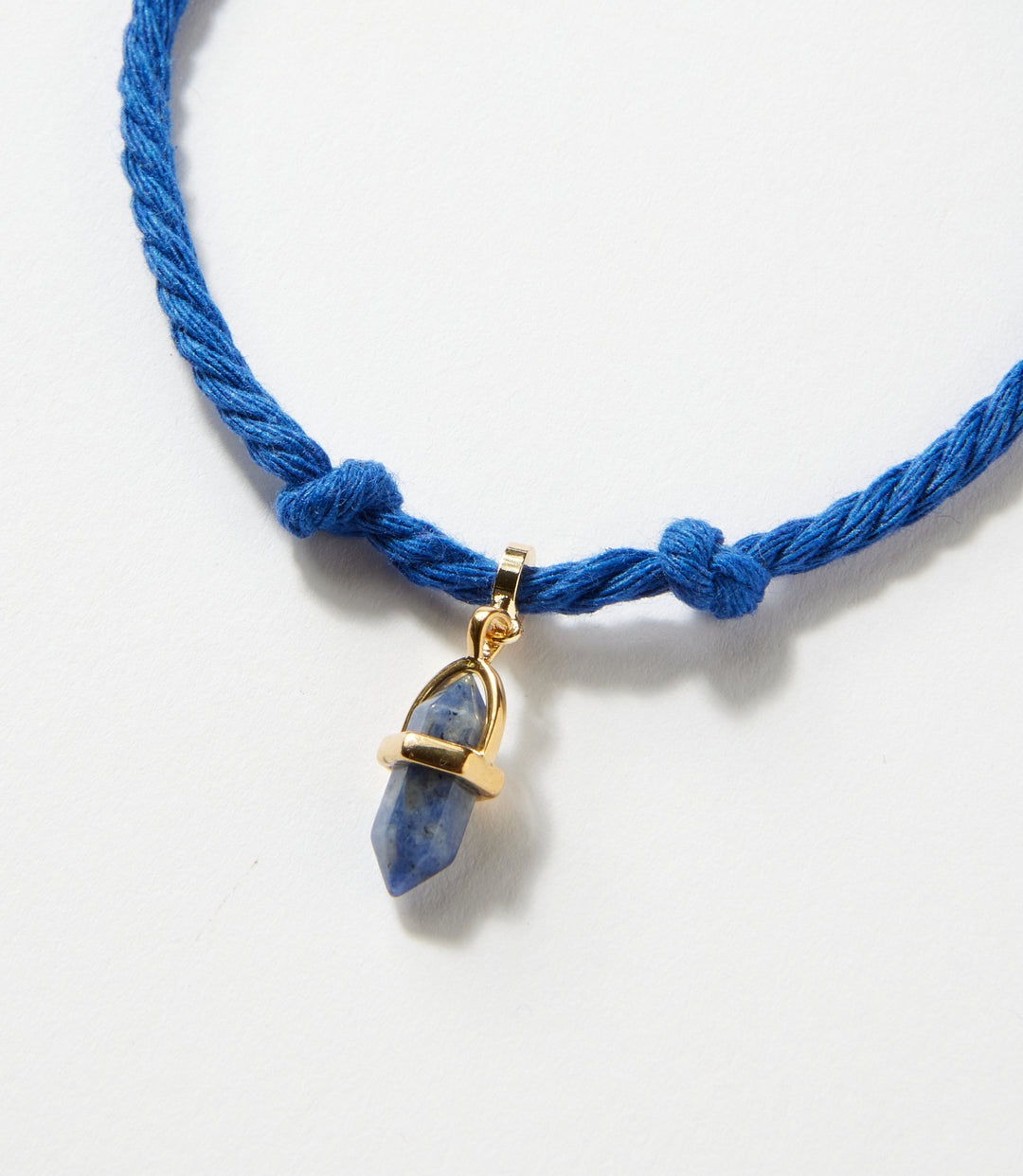 Sodalite Point Cord Bracelet