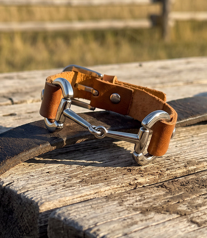Leather Link Bracelet