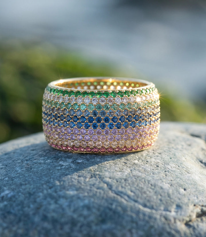 Colorful Crystal Ring