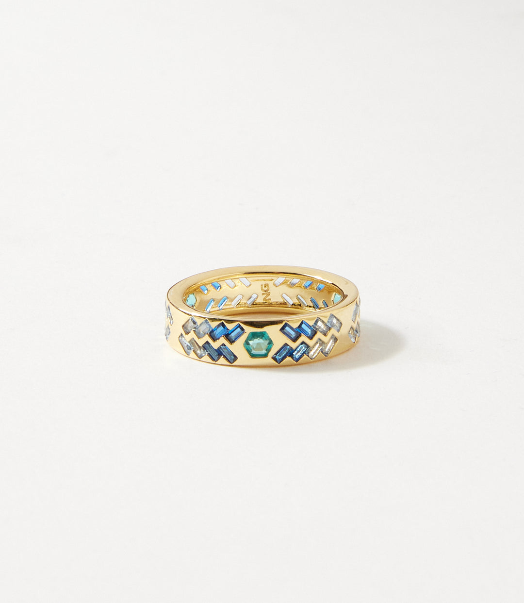 Crystal Inlay Ring