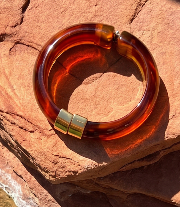 Lucite Bangle Bracelet