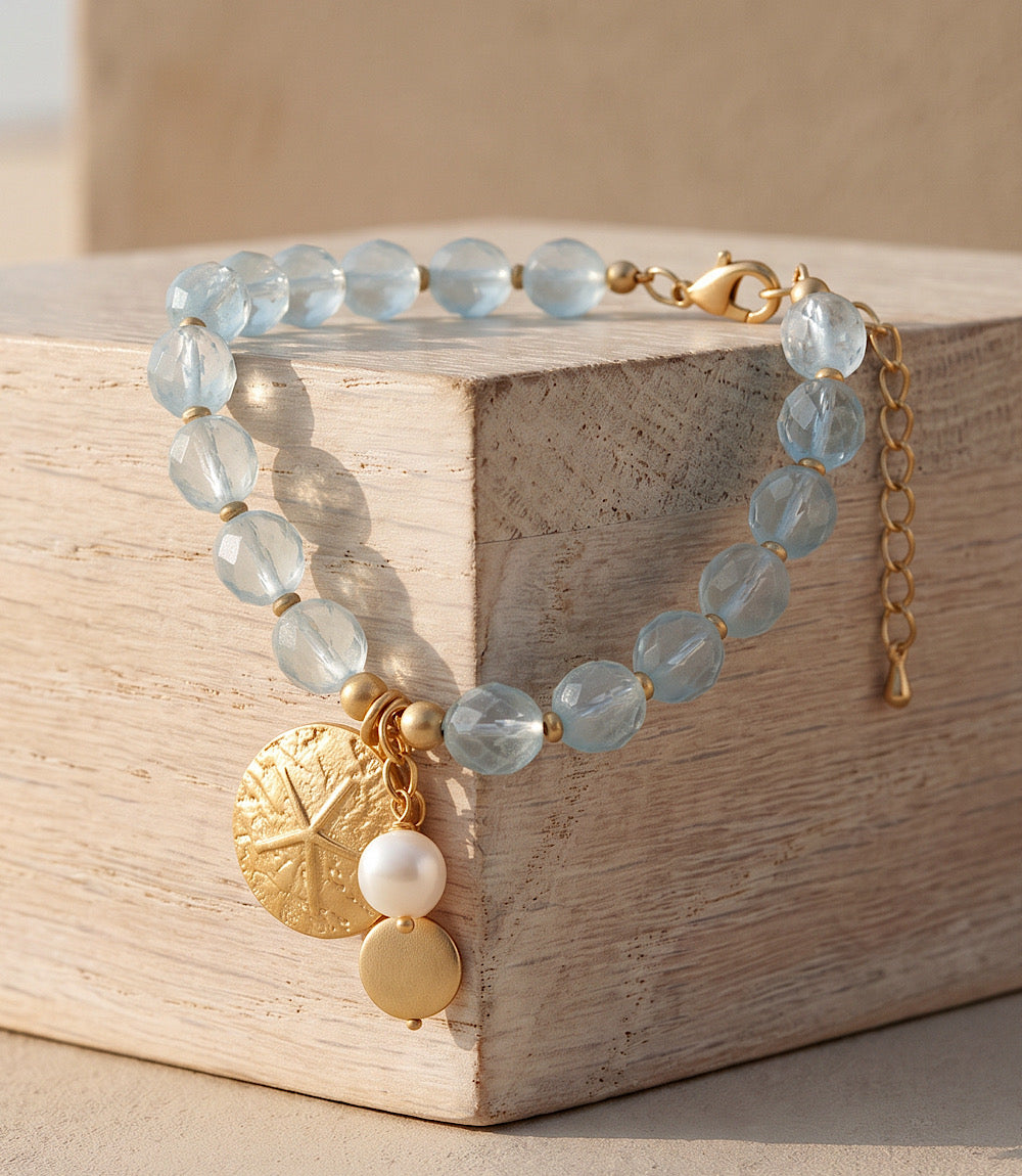 Sand Dollar Charm Bracelet